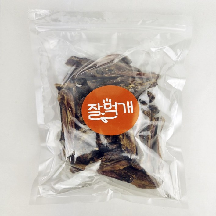 잘먹개 강아지 수제간식 대용량, 오리날개 500g, 1개, 500g