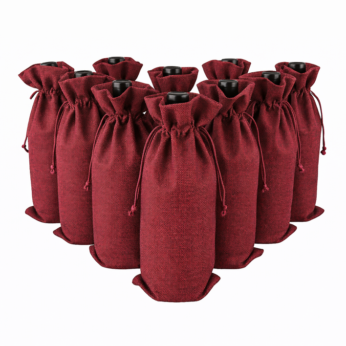 유리병 와인병 스윙병 포장 답례품 선물 포장 와인병 파우치 케이스 10매