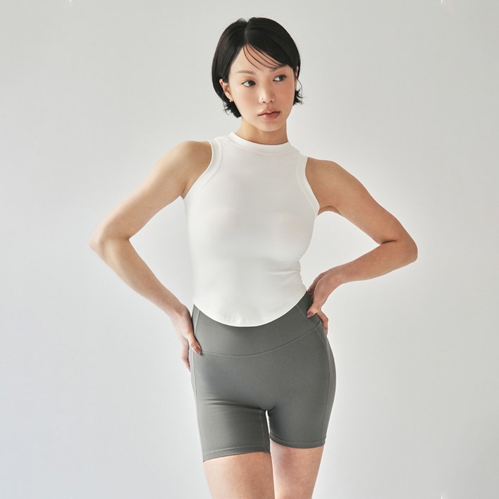 콘치웨어 여성용 에어라이트 3부 레깅스 4colros 필라테스 요가