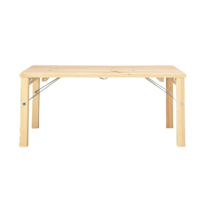 MUJI 무인양품 접이식 테이블 로우 좌식 파인 우드 원목 80x50x35