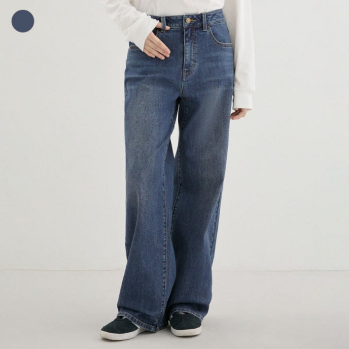 [게스진]게스 YP3D9165 여성 D톤 와이드 데님 팬츠