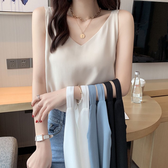 유스몰 11 여성 데일리 나시 민소매 블라우스