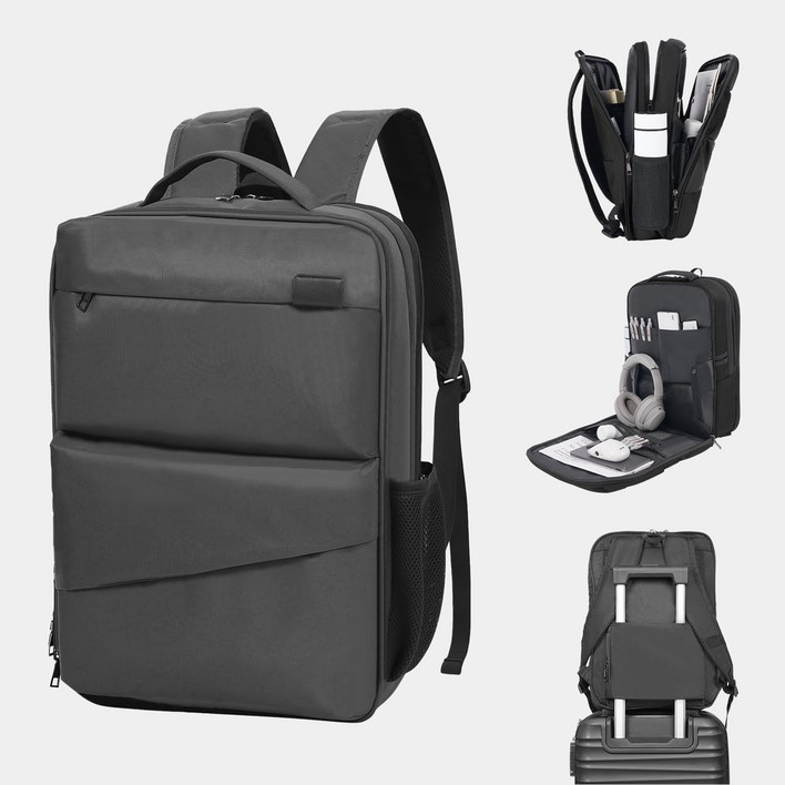 MIAZIB 미아집 백팩 남녀공용 직장인 노트북 서류 단기출장여행용 가방 배낭01