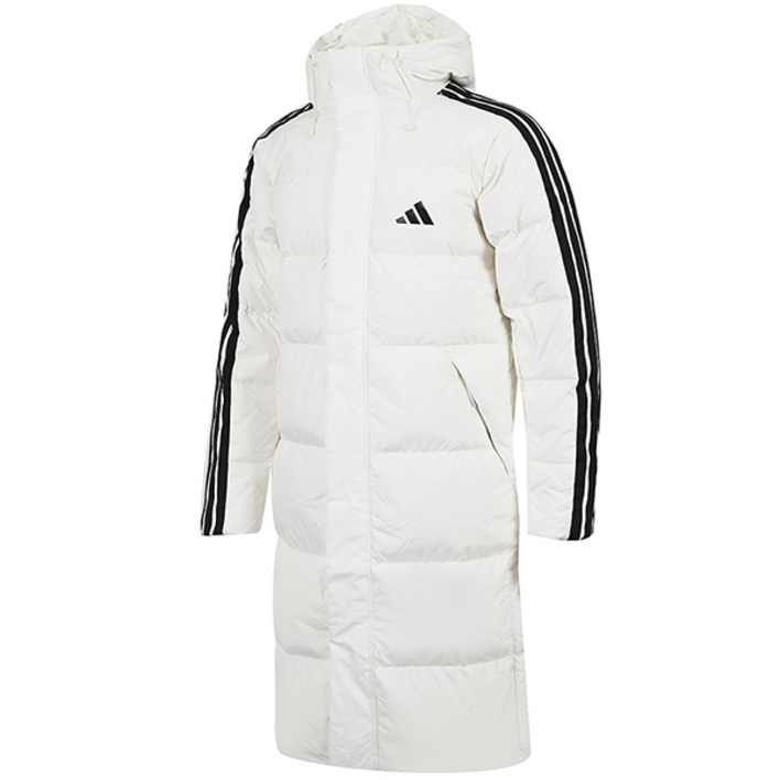 아디다스 3S LONG JACKET 삼선 롱패딩