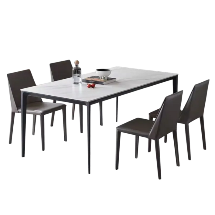 마르벤가구 세라믹 식탁 의자 세트 포세린 4인용 6인 대리석 인테리어 거실 다이닝 테이블