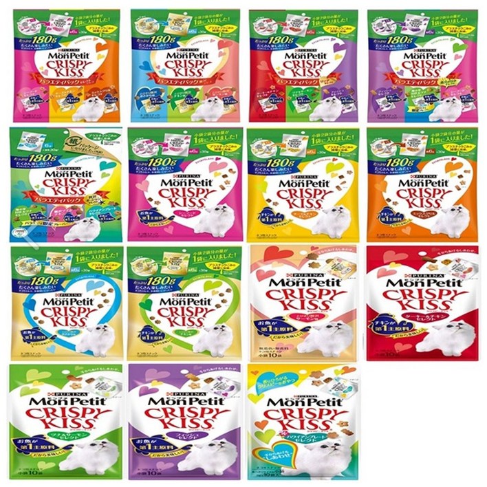 몬페티 크리스피키스 대용량 버라이어티팩17종