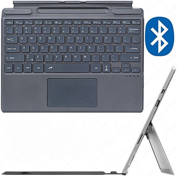 마이크로소프트 서피스 시그니처 키보드 한글 레이저각인 키보드타입 커버 태블릿 PC 커버 7칼라 백라이트 PC 전용 키보드 Pro 8 전용 Pro 3~7 전용 마이크로소프트블루투스마우스