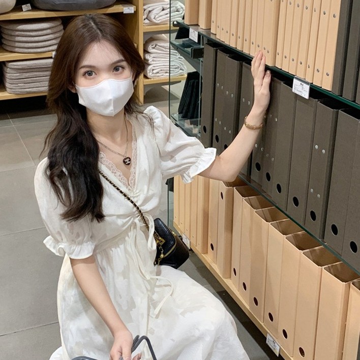 봄 여성용 원피스 캐주얼 피크닉 데이트