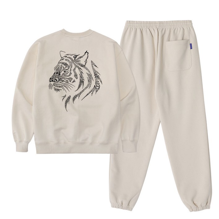 O.H.P원헌드레드퍼센트 작품을 입는다 오버핏 헤비 맨투맨조거팬츠 셋업 BEST6