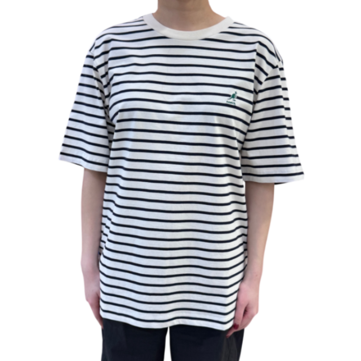[국내정식매장] 캉골 반팔 티셔츠 Kangol 에센셜 스트라이프 2765 네이비