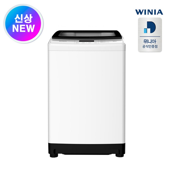 위니아 12kg 통돌이 세탁기 저소음 원룸 화이트 사무실 스타드럼 EWF12WGWA