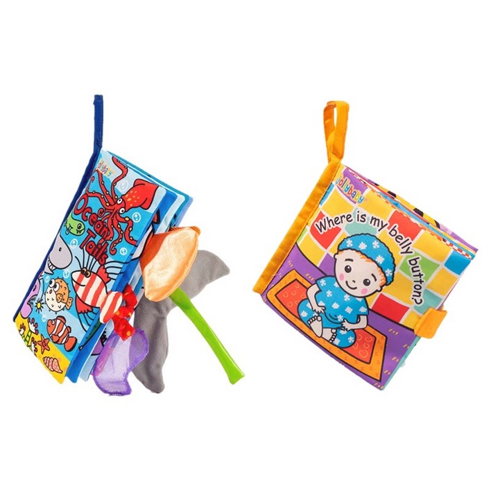 졸리베이비 헝겊책 꼬리책까꿍책, 오션 꼬리책배꼽 까꿍책