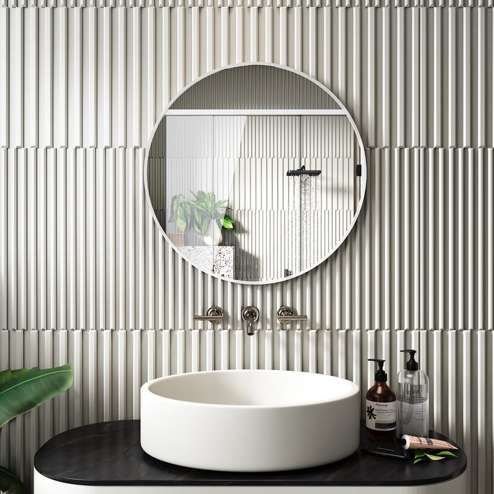 뷰티피크 화장대 거울 원형 벽걸이형 욕실거울