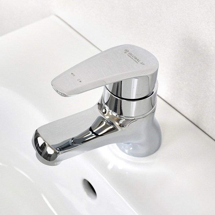 아바스 국산 KS인증 원홀 세면대 수도꼭지 수전 세면대수도꼭지 화장실 세면수전, 1세트