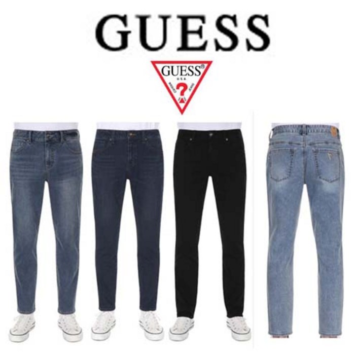 신상품게스 남자 청바지 슬림테이퍼드 핏 청바지 aurne0002