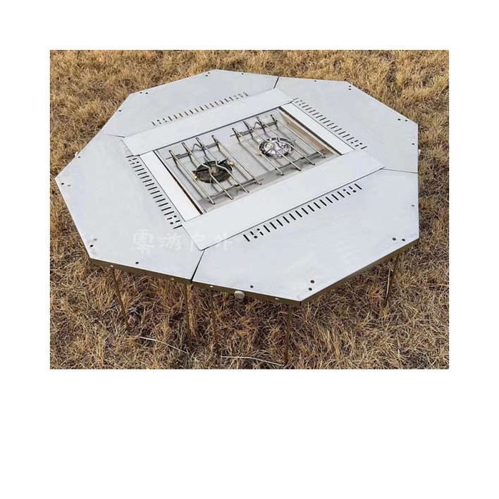 스노우피크 지카로 화로테이블 프레임 2유닛 1유닛 ST-050 팔각형 테이블