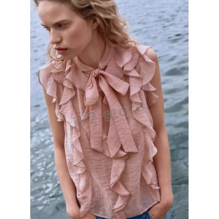 2Y5304 ZARA 여자신상 민소매 블라우스 스타일리시  9878123