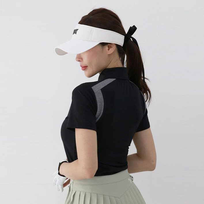 순이야 J.여성 기능성 어깨라인 카라 반팔티