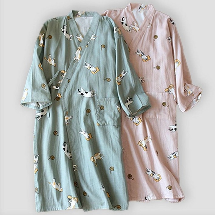 로브 목욕 커플 샤워 반팔 바스 가운 사우나 1EA 4870PCS