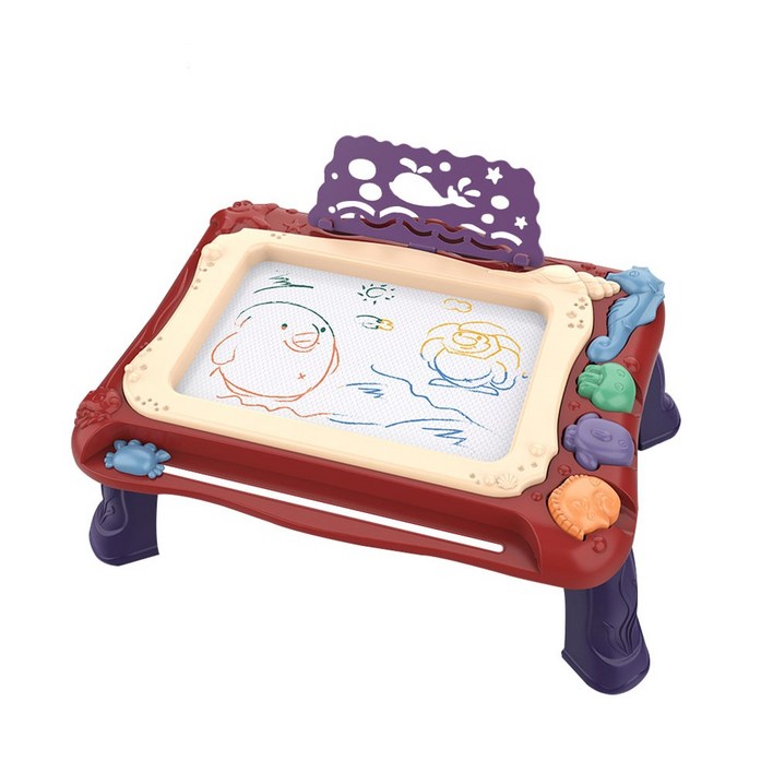아기보드판 4색 칼라 자석 스마트 스케치 보드판 책상