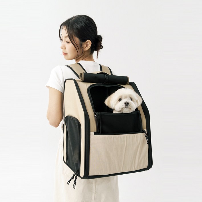 멀리 백팩 론타노카키 강아지 고양이 기내탑승 초경량 이동가방 론타노