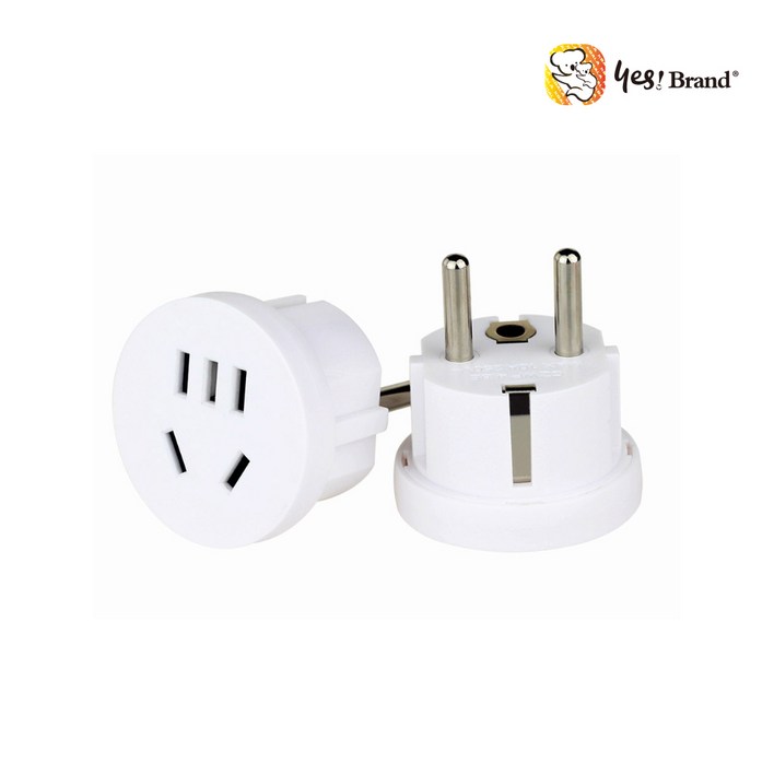 예스브랜드 멀티변환플러그 돼지코 220V 여행용 슬림 원형 사각 돼지코잭 랜덤발송