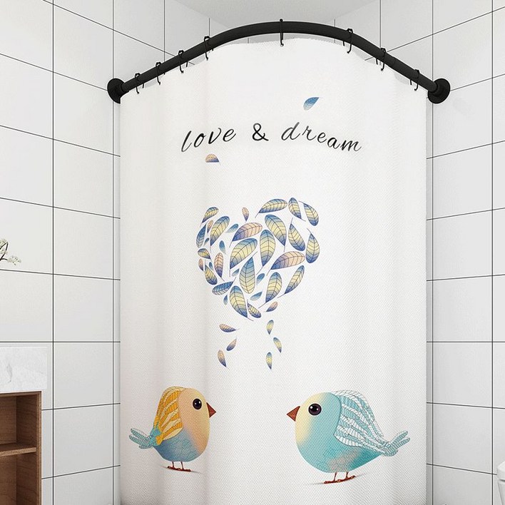 샤워 칸막이 커튼 욕조파티션 간이 커텐 코너 욕실