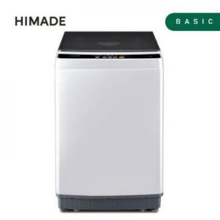 [하이마트] 하이메이드 일반 세탁기 HHP-12ECS (12KG, 강화유리커버, 라이트 그레이)