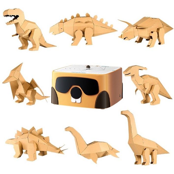 BEAVERBOT 전동 공구 종이박스커터 만들기놀이 장난감 세트 어린이 선물, 1개