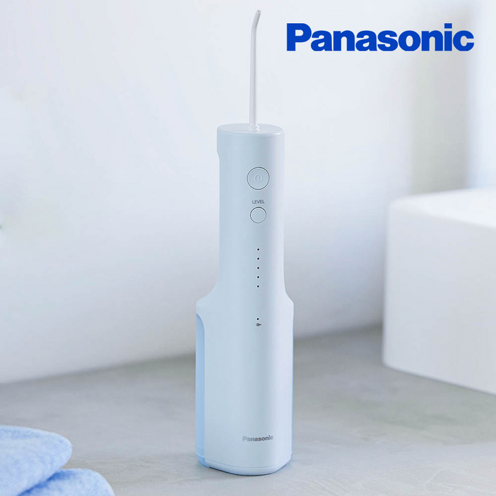 파나소닉 휴대용 무선 구강세정기 IPX7 방수 워터 치아 치간 물치실 세척기 EW-DJ26, EW-DJ26(화이트믹스)