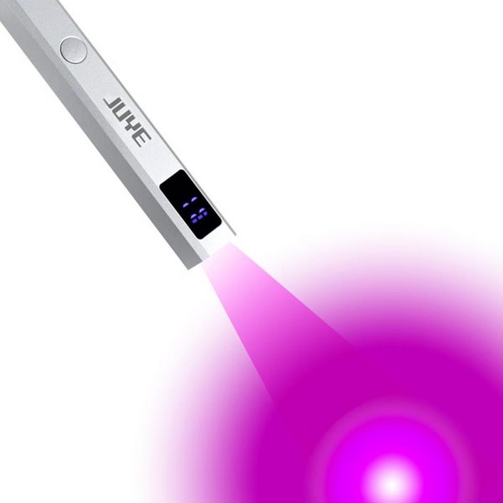 쥬위 젤네일 램프 LED 미니 USB 충전 네일램프 실버, 1개