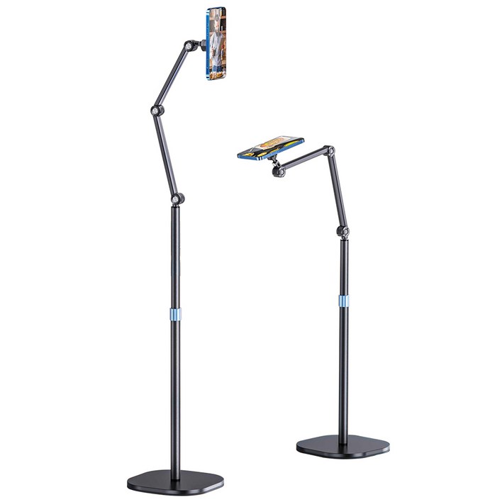 맥세이프 누워서 보는 핸드폰 태블릿 거치대 스탠드 자바라 맥스탠드 침대용 바닥용, 1개