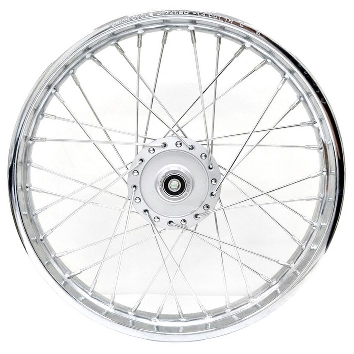 2125년 혼다 슈퍼커브110 튜닝휠 클래식 크롬 스포크휠 앞뒤 세트 튜브형