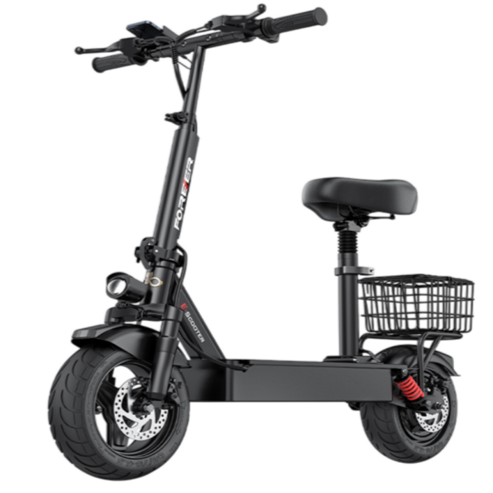 산타고 접이식 전동킥보드 10인치 성인용 전기 킥보드 출퇴근 배달 대리기사, 48V 15A 약 60KM