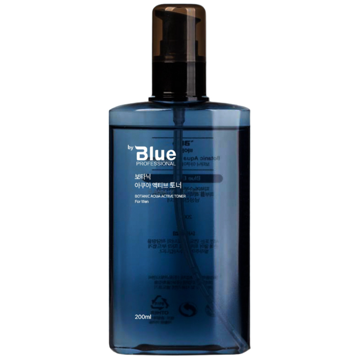 펌프타입 남자스킨 바이블루 보타닉 아쿠아 액티브 토너 200ml, 200ml, 1개