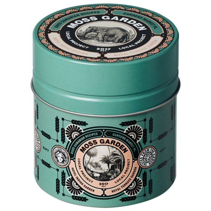모스가든1919 원형 틴 케이스 S3type, 1개, 그린