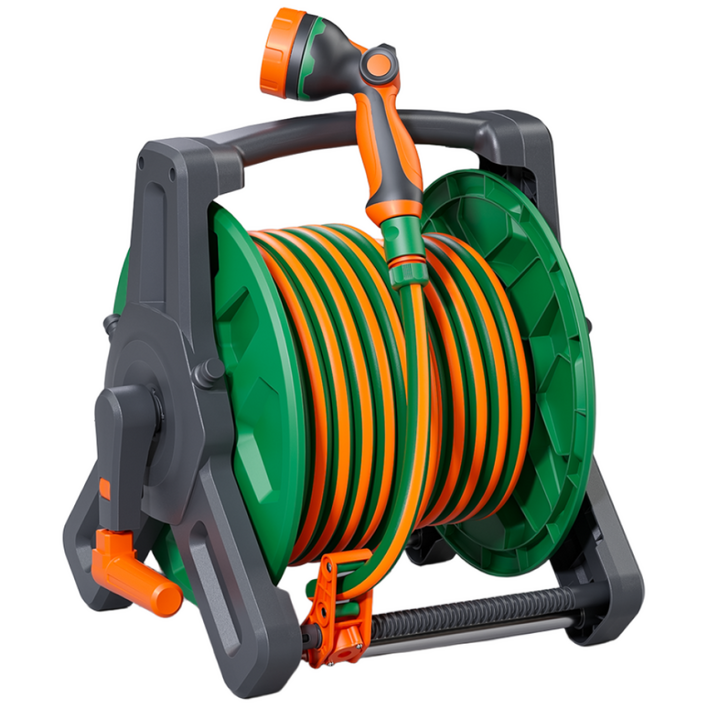 에이팩스케미칼 고급형 릴호스 35M, 25M 10종 분사기, 연결구 포함, 30M