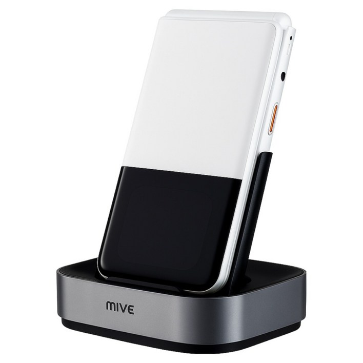 ALT MIVE 마이브 스타일폴더2 ATM140 미개봉 새상품 알뜰폰 스마트폴더폰 학생폰 효도폰크래들 모두증정, 크래들폴더2화이트단순개봉구글스트랩등5종사은품, 32GB