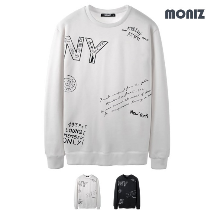 모니즈 NY 뉴욕 맨투맨 MTM270 모니즈 NY 뉴욕 맨투맨 MTM270