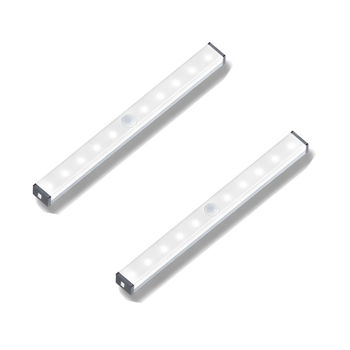 노바리빙 LED 무선 충전식 센서등 210mm, 주광색, 2개 노바리빙 LED 무선 충전식 센서등 210mm, 주광색, 2개