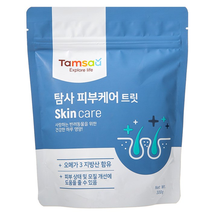 탐사 강아지 뉴트리션 트릿 피부케어 300g