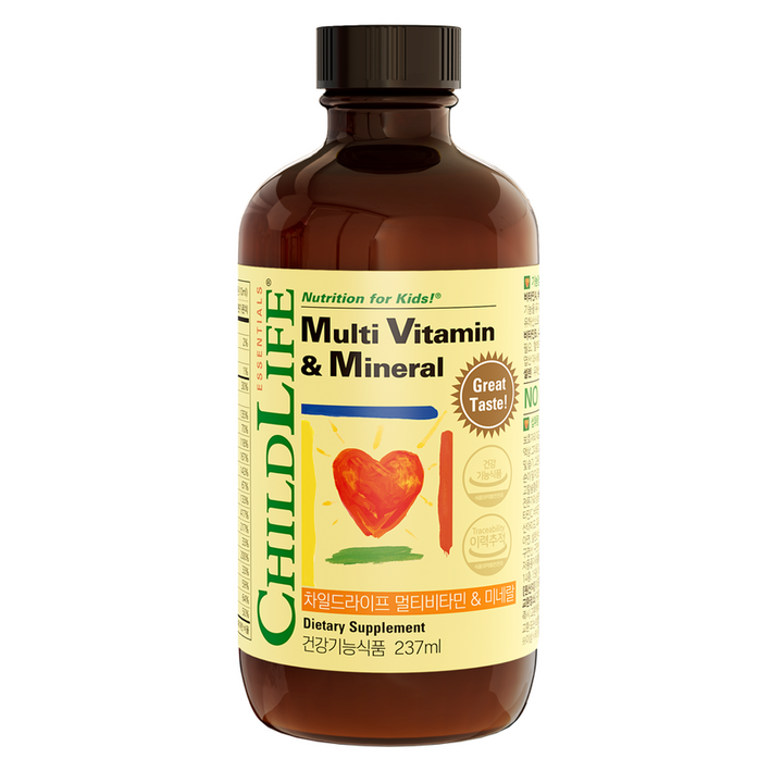 차일드라이프 멀티비타민 앤 미네랄 망고 오렌지맛