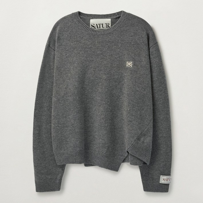 세터 남녀공용 더블린 언발란스 캐시미어 블렌드 니트