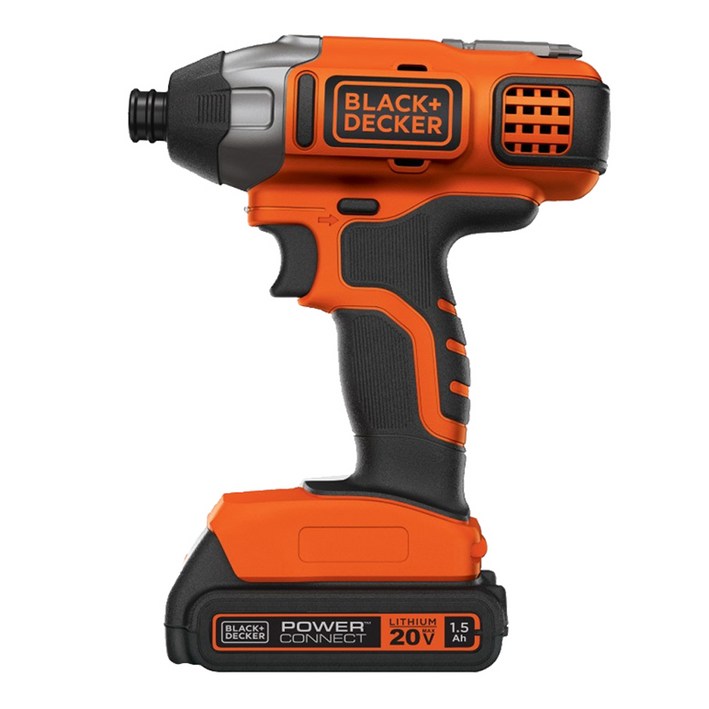 블랙앤데커 20V MAX 충전 임팩 드라이버 BDCIM18K1, 본품  배터리 1개, 1세트