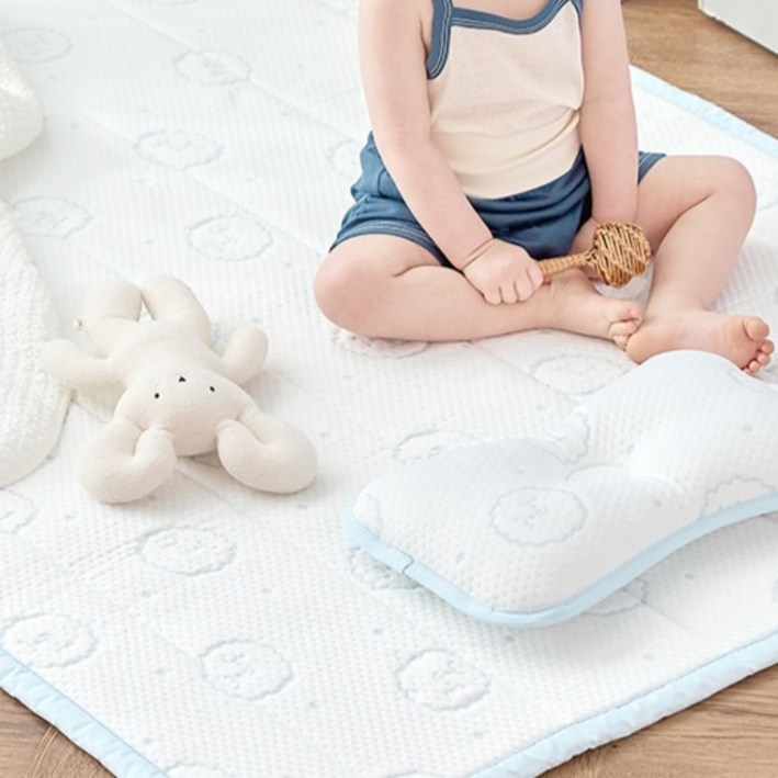꿈비 유아용 아이스 허그 듀라론 쿨 3D매트