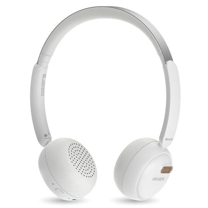 아이리버 초경량 노이즈 캔슬링 블루투스 헤드셋, IBH-NC700, 화이트, 액티브노이즈캔슬링(ANC), 50시간
