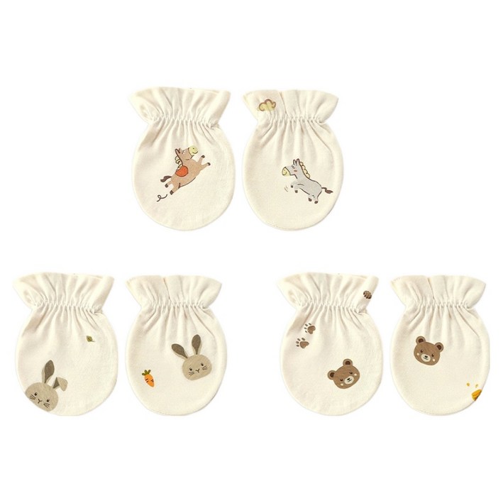 ikii 오가닉 손싸개 3종 세트