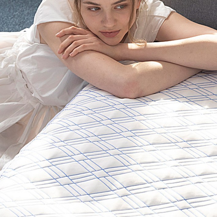 보몽드 국내 제조 시원한 냉감패드, 스노우쿨 블루