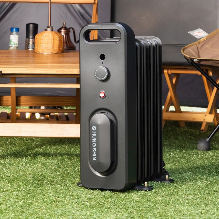 흥신라디에이터 오르씨 캠핑 라디에이터 Black  가방 세트, ORRCY21