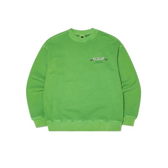 국내백화점 코닥 맨투맨 카메라클럽 피그먼트 GREEN 남여 커플